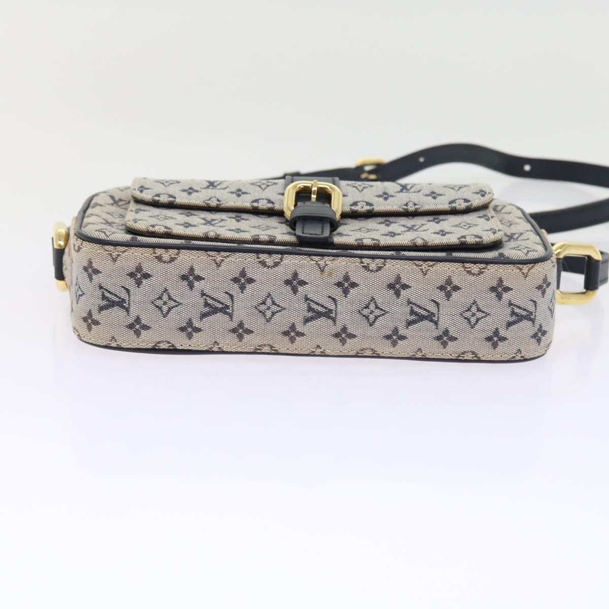 LOUIS VUITTON Monogram Mini Juliet MM Shoulder Bag Blue M92004 LV Auth yk8790