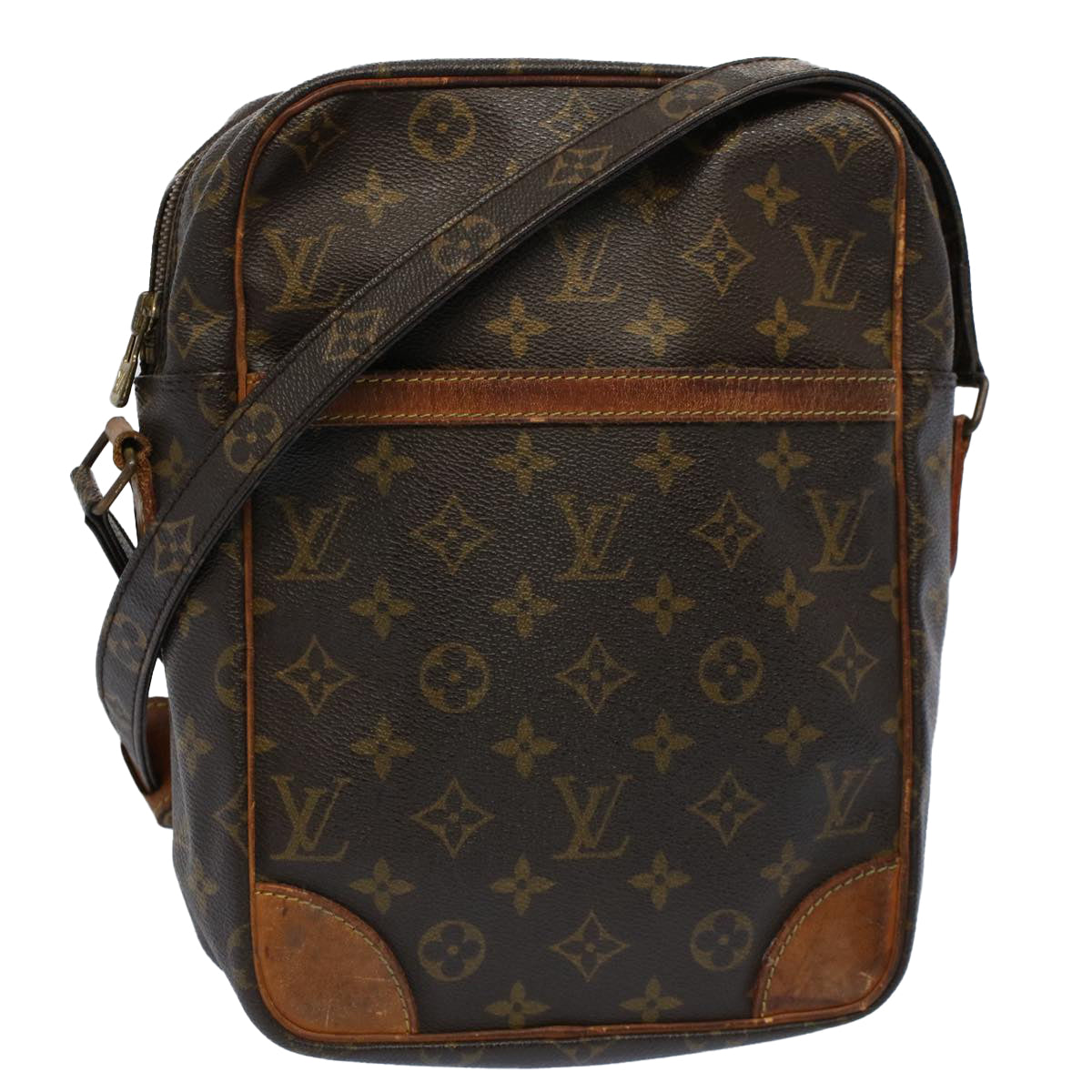 LOUIS VUITTON Monogram Danube MM Shoulder Bag M45264 LV Auth yk8805