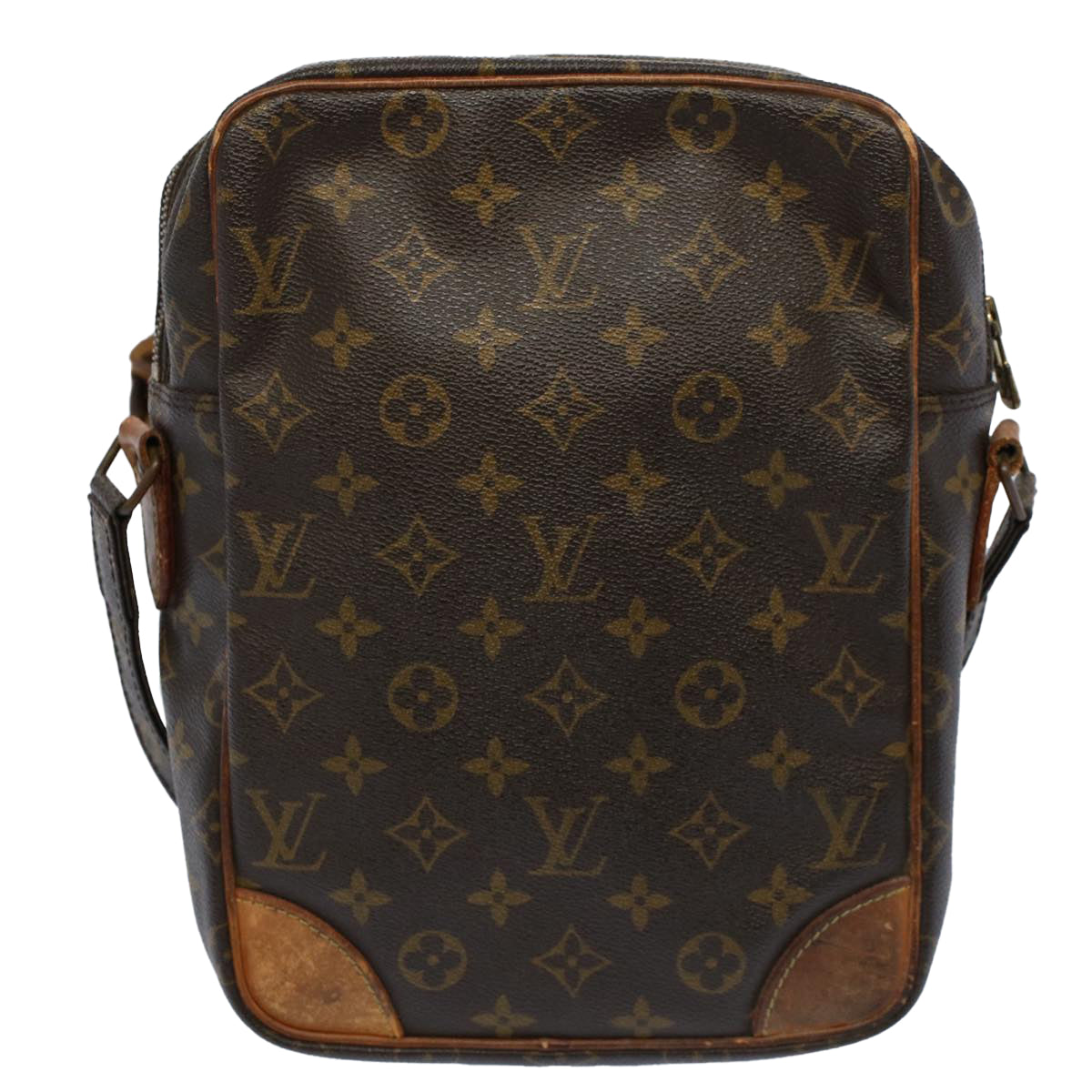 LOUIS VUITTON Monogram Danube MM Shoulder Bag M45264 LV Auth yk8805