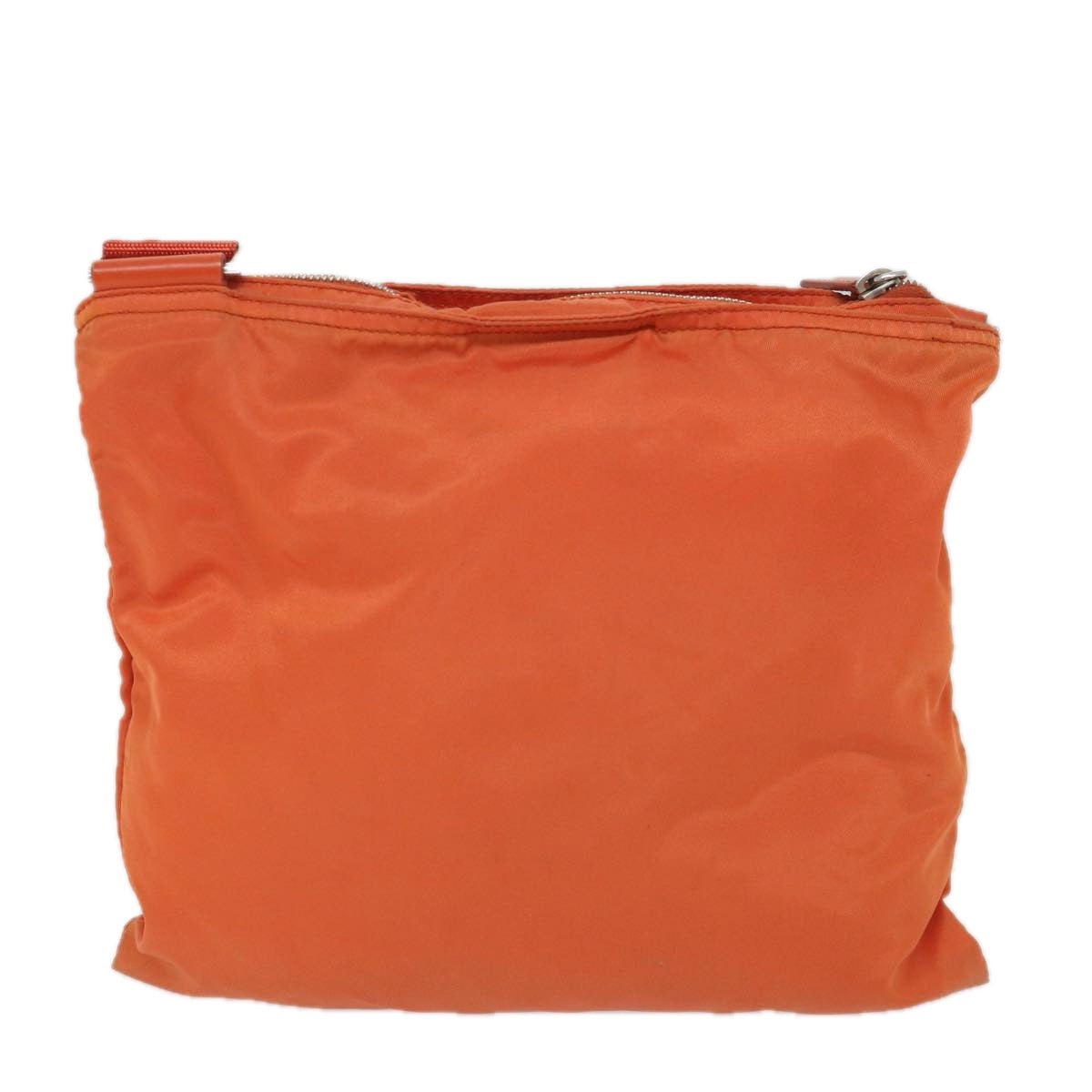 PRADA Shoulder Bag Nylon Orange Auth yk8807