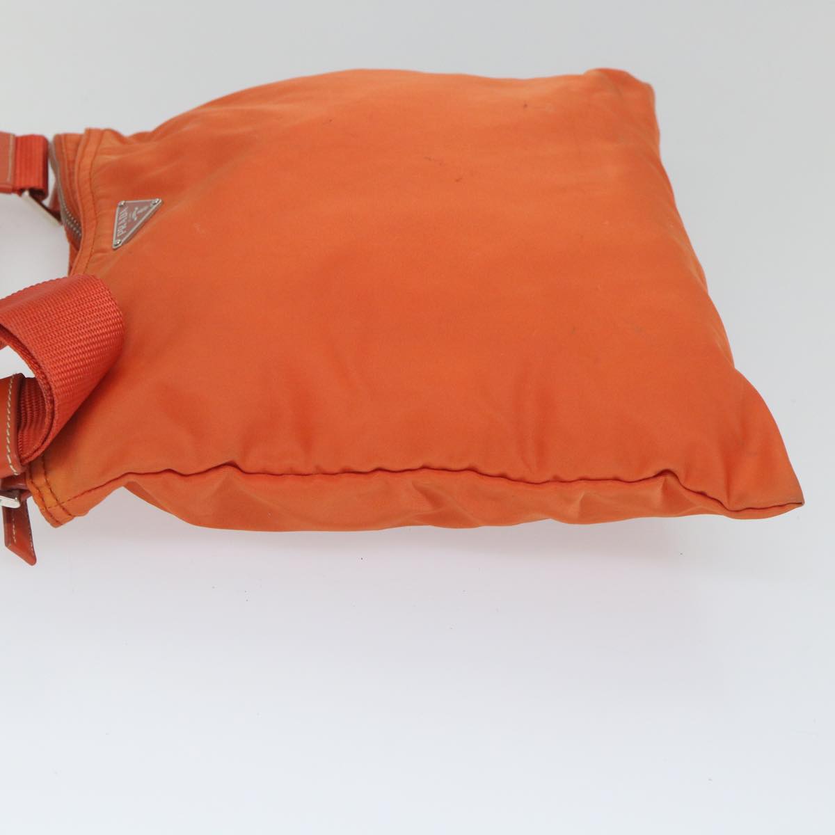 PRADA Shoulder Bag Nylon Orange Auth yk8807