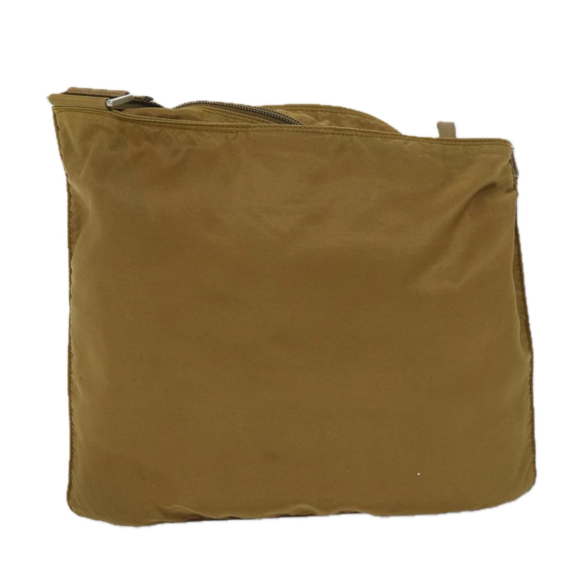 PRADA Shoulder Bag Nylon Khaki Auth yk8809 - 0