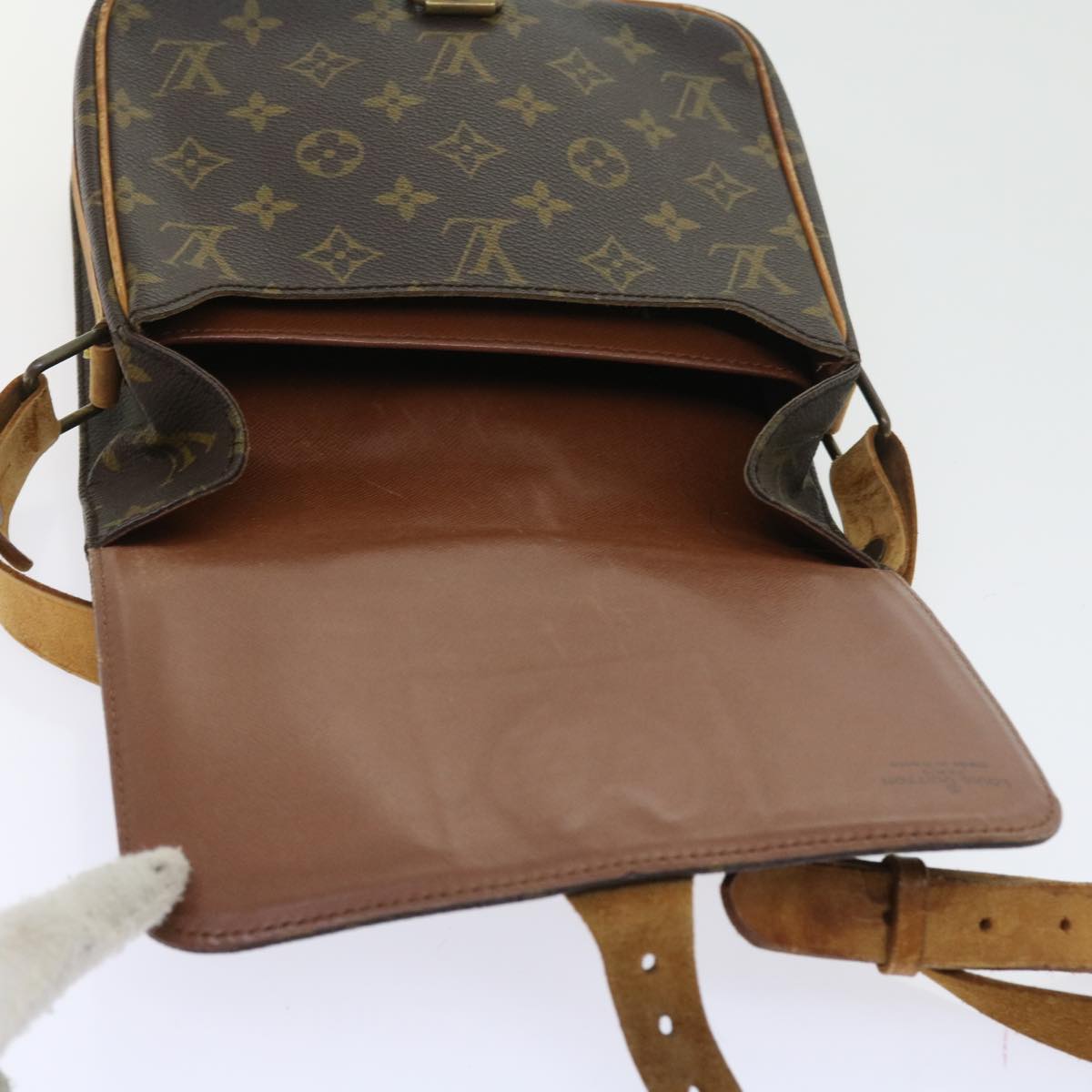 LOUIS VUITTON Monogram Cartouchiere MM Shoulder Bag M51253 LV Auth yk8832