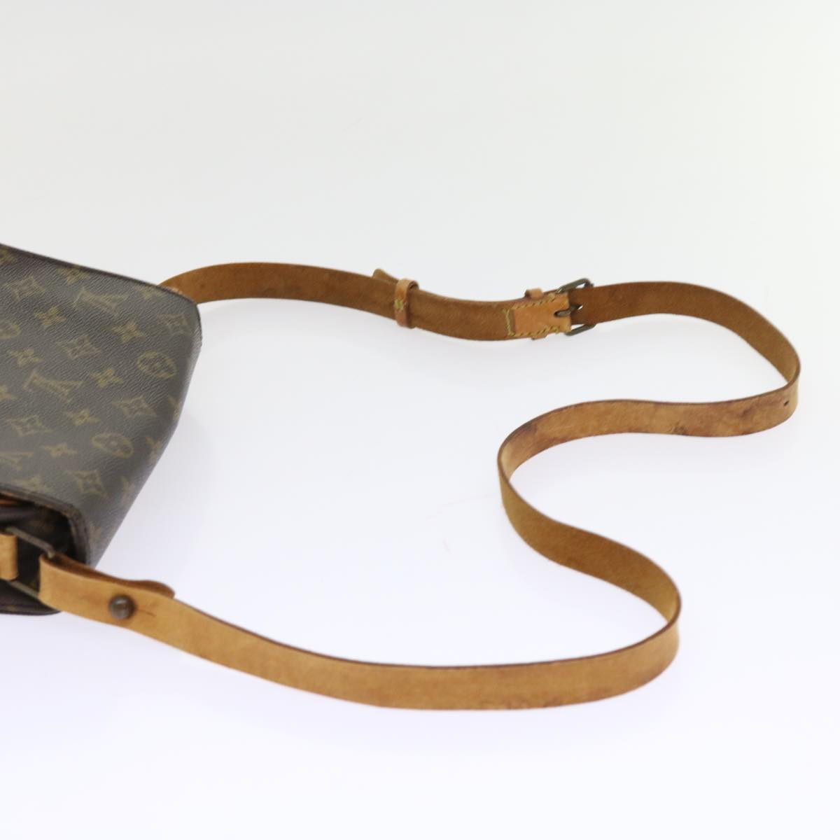 LOUIS VUITTON Monogram Cartouchiere MM Shoulder Bag M51253 LV Auth yk8832