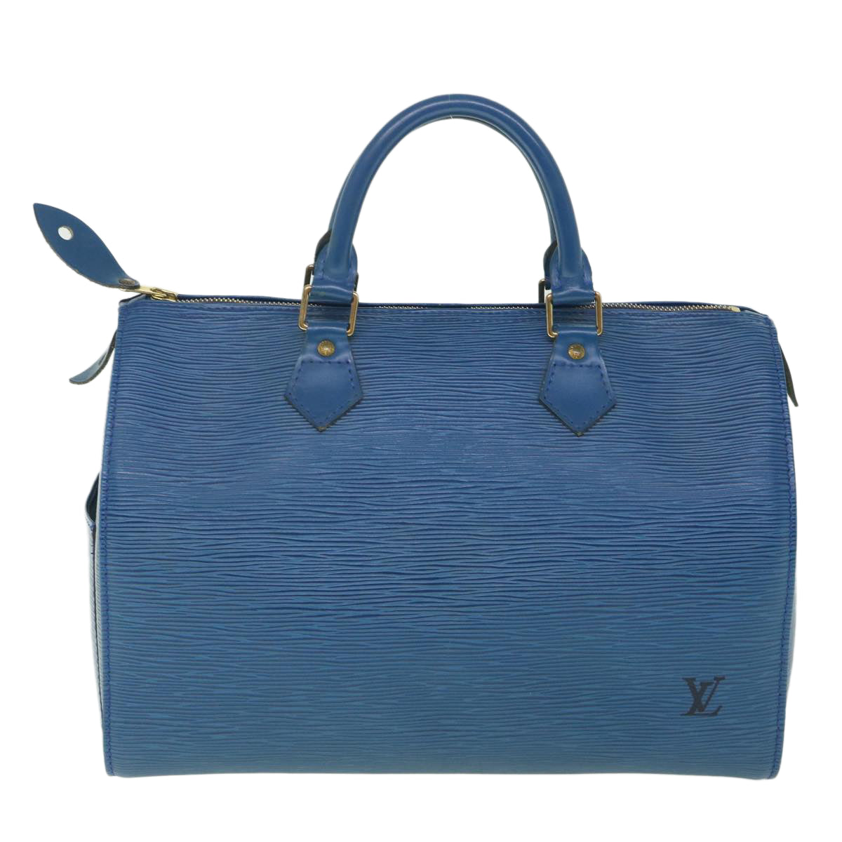 LOUIS VUITTON Epi Speedy 30 Hand Bag Toledo Blue M43005 LV Auth yk8856 - 0