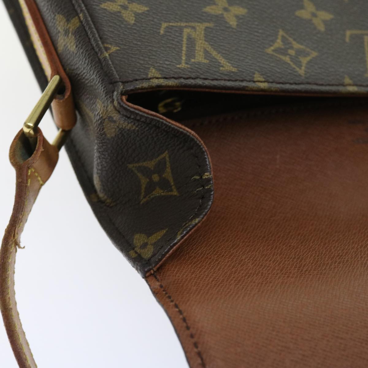 LOUIS VUITTON Monogram Saint Cloud GM Shoulder Bag M51242 LV Auth yk8877