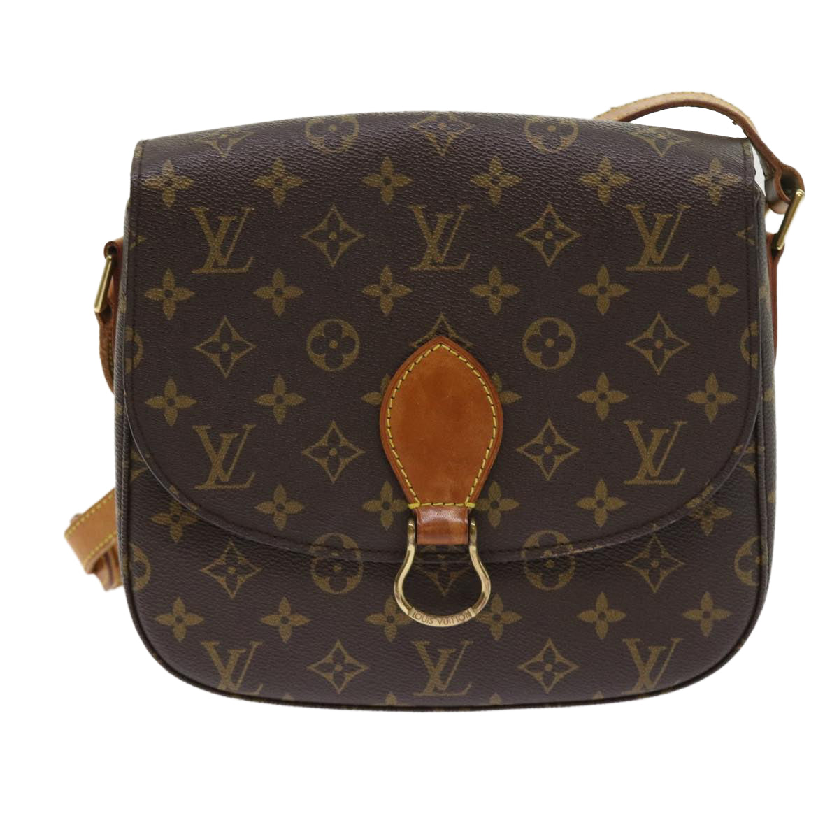 LOUIS VUITTON Monogram Saint Cloud GM Shoulder Bag M51242 LV Auth yk8877