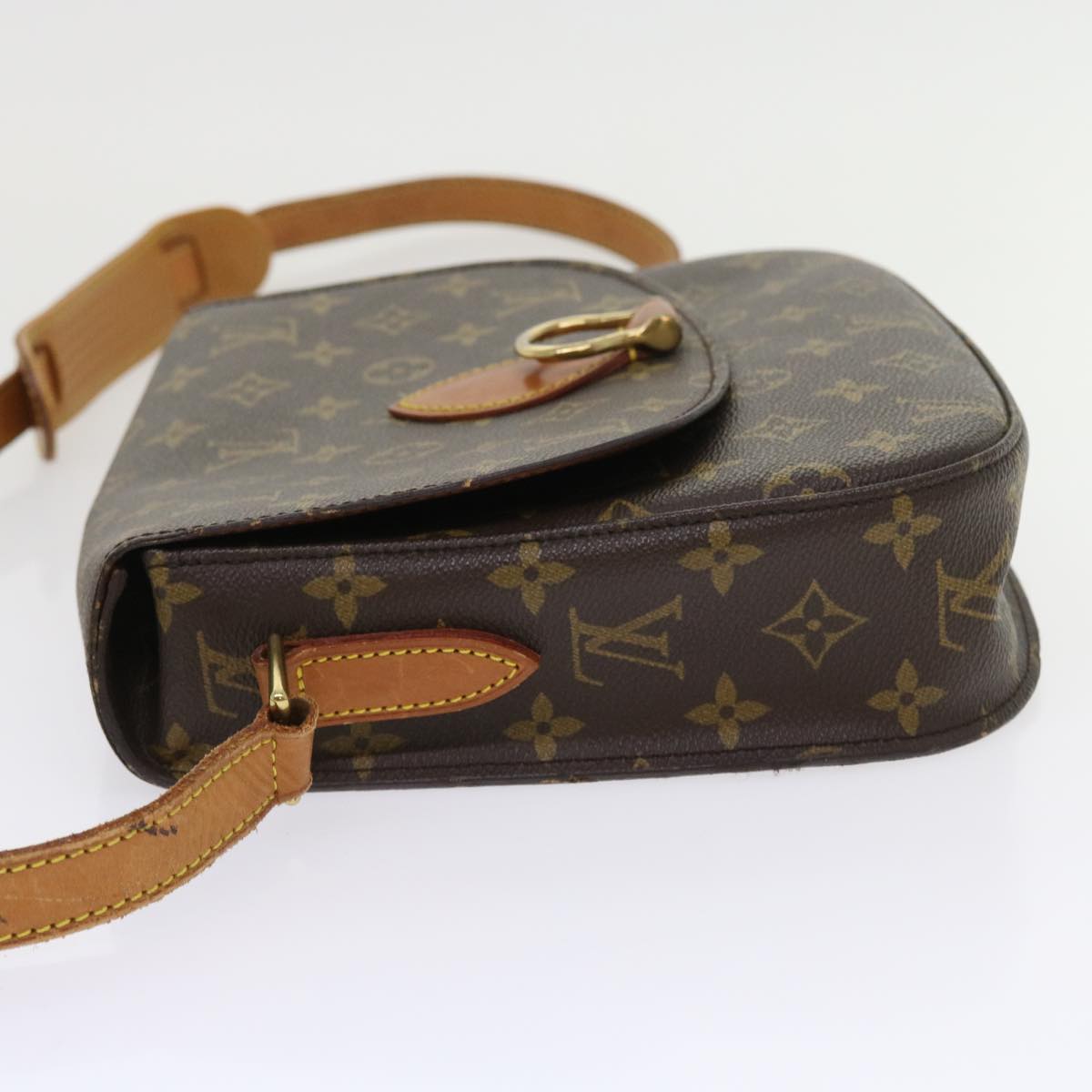 LOUIS VUITTON Monogram Saint Cloud GM Shoulder Bag M51242 LV Auth yk8877