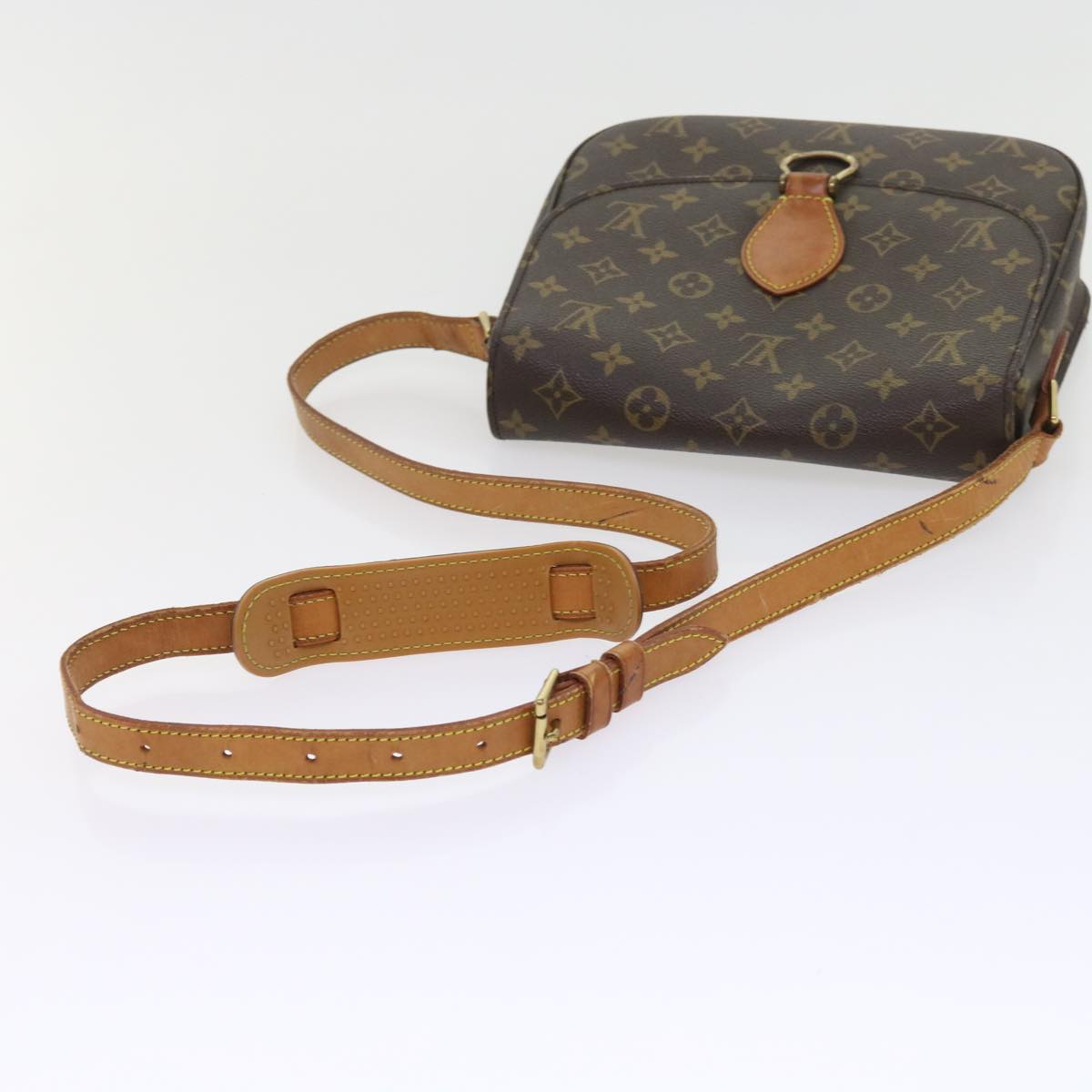 LOUIS VUITTON Monogram Saint Cloud GM Shoulder Bag M51242 LV Auth yk8877