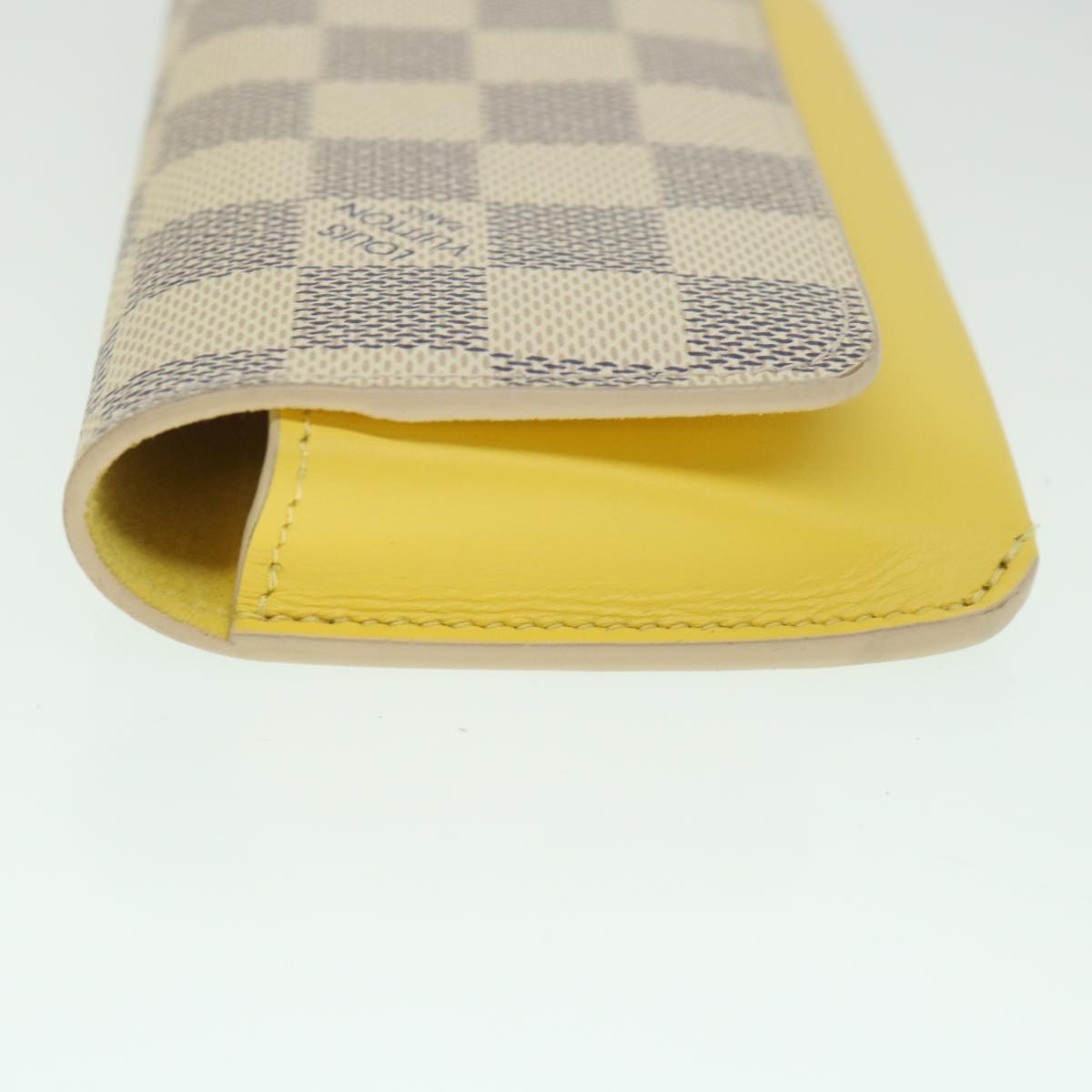 LOUIS VUITTON Damier Azur Etui Lunette Woody Glasses Case GI0388 LV Auth yk8892