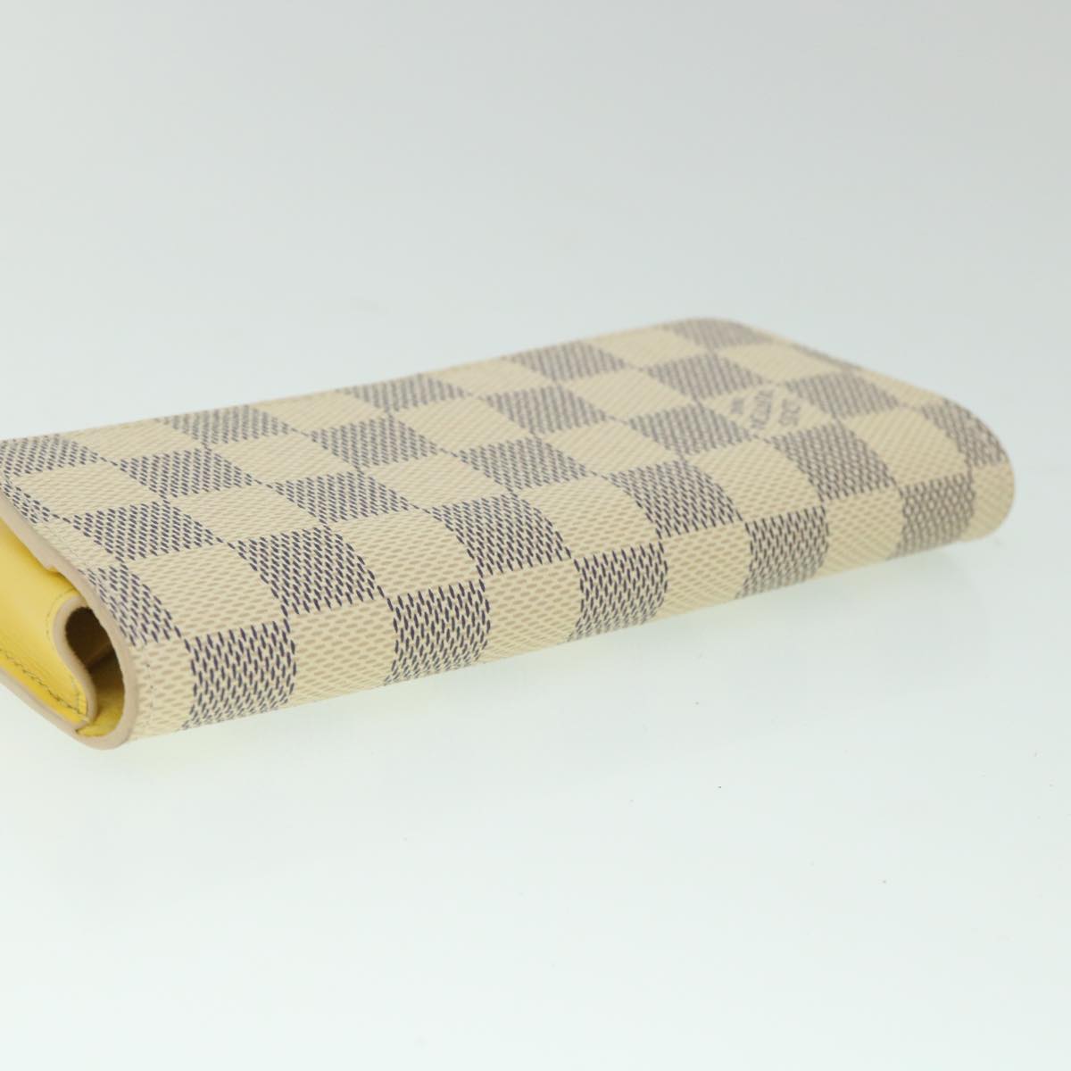 LOUIS VUITTON Damier Azur Etui Lunette Woody Glasses Case GI0388 LV Auth yk8892