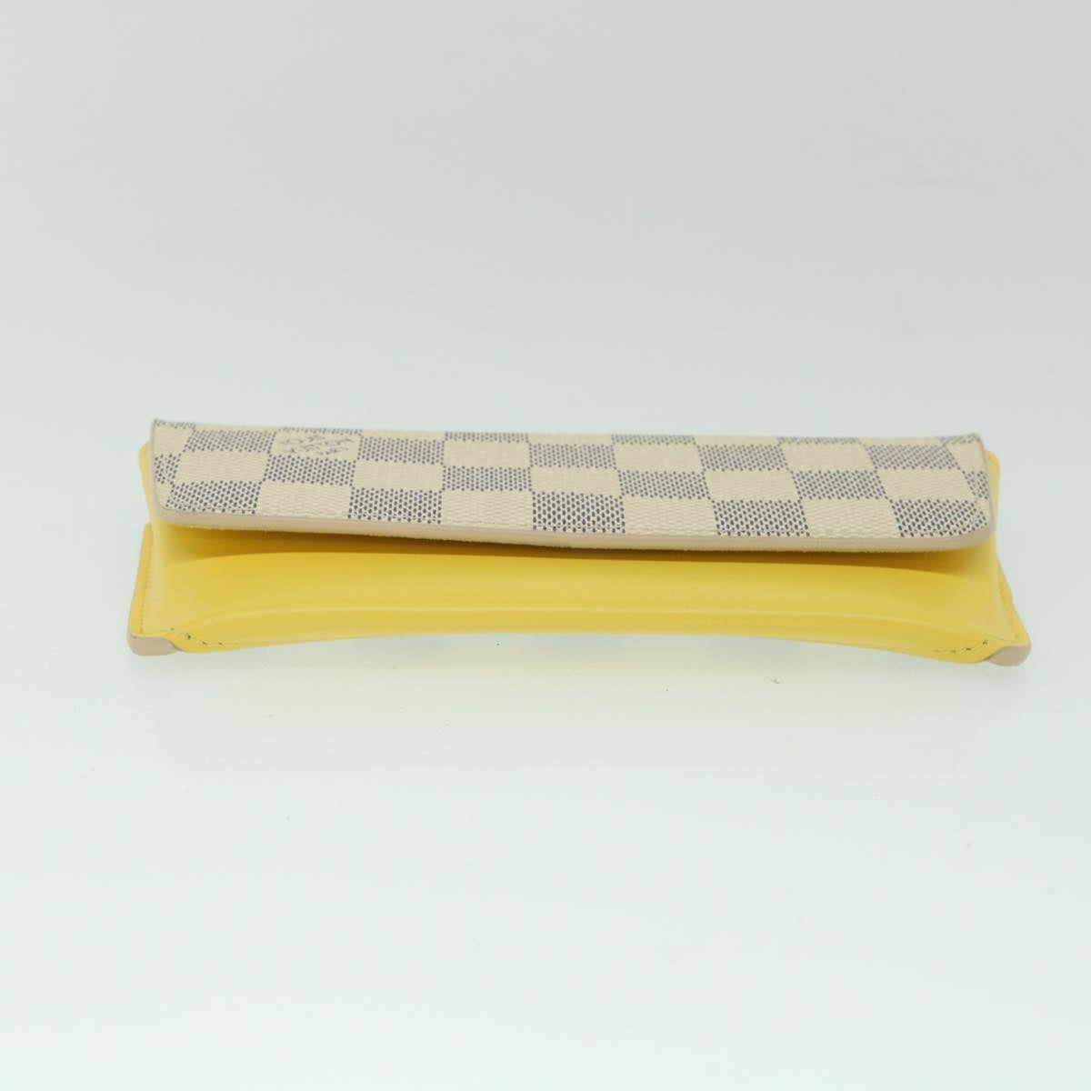 LOUIS VUITTON Damier Azur Etui Lunette Woody Glasses Case GI0388 LV Auth yk8892