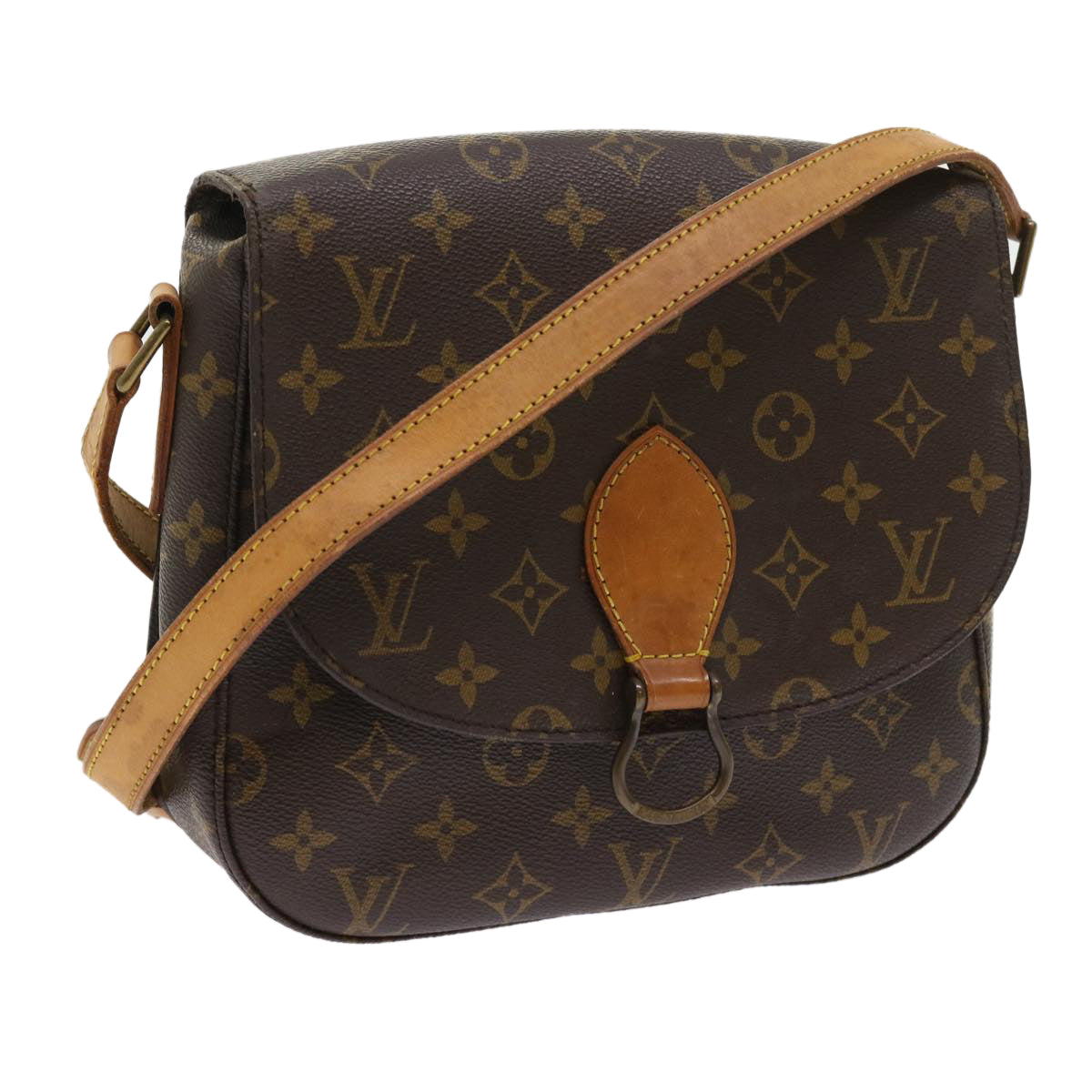 LOUIS VUITTON Monogram Saint Cloud GM Shoulder Bag M51242 LV Auth yk8925