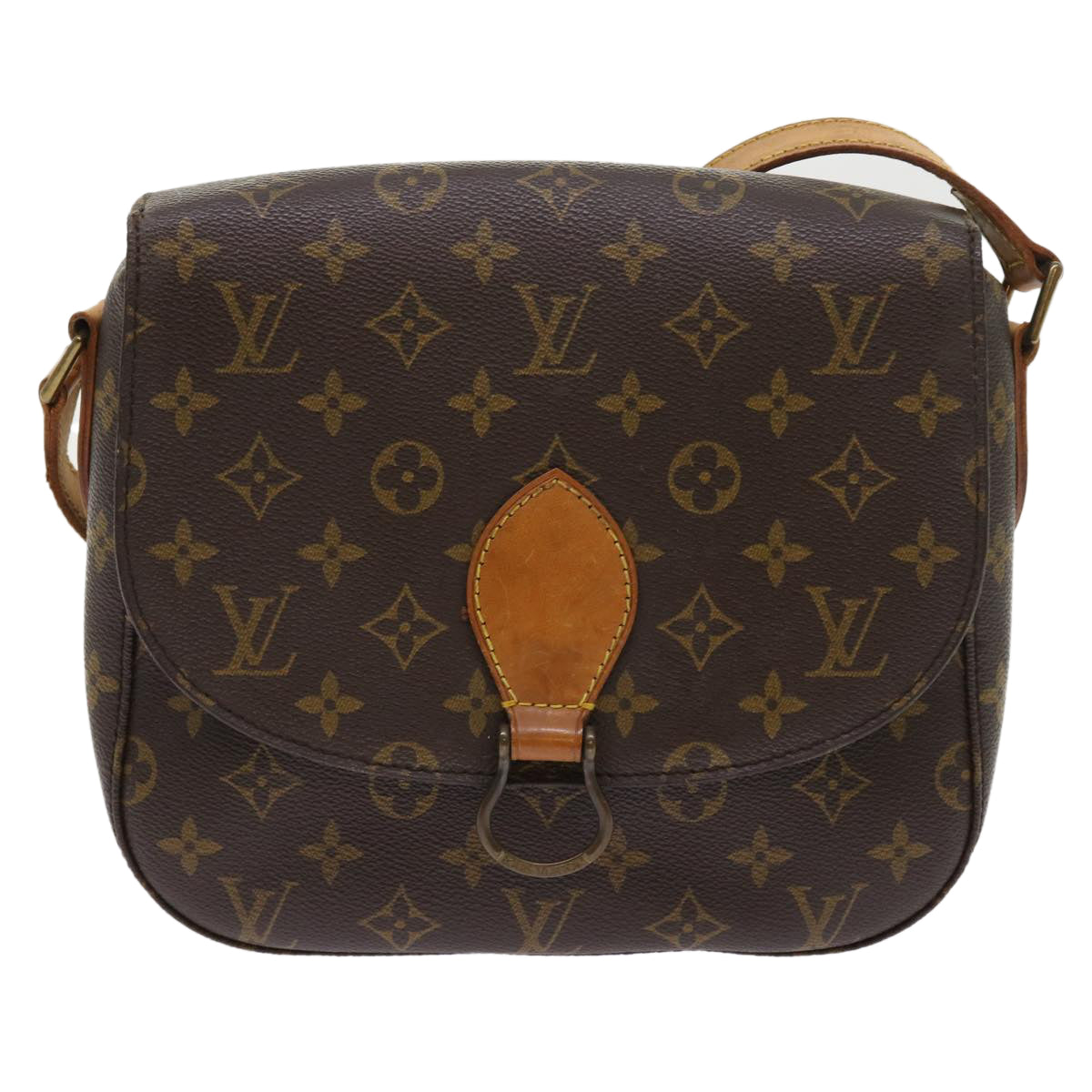 LOUIS VUITTON Monogram Saint Cloud GM Shoulder Bag M51242 LV Auth yk8925