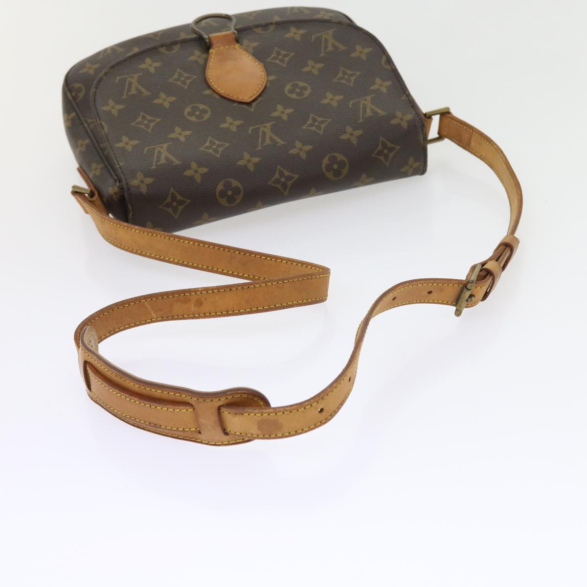 LOUIS VUITTON Monogram Saint Cloud GM Shoulder Bag M51242 LV Auth yk8925