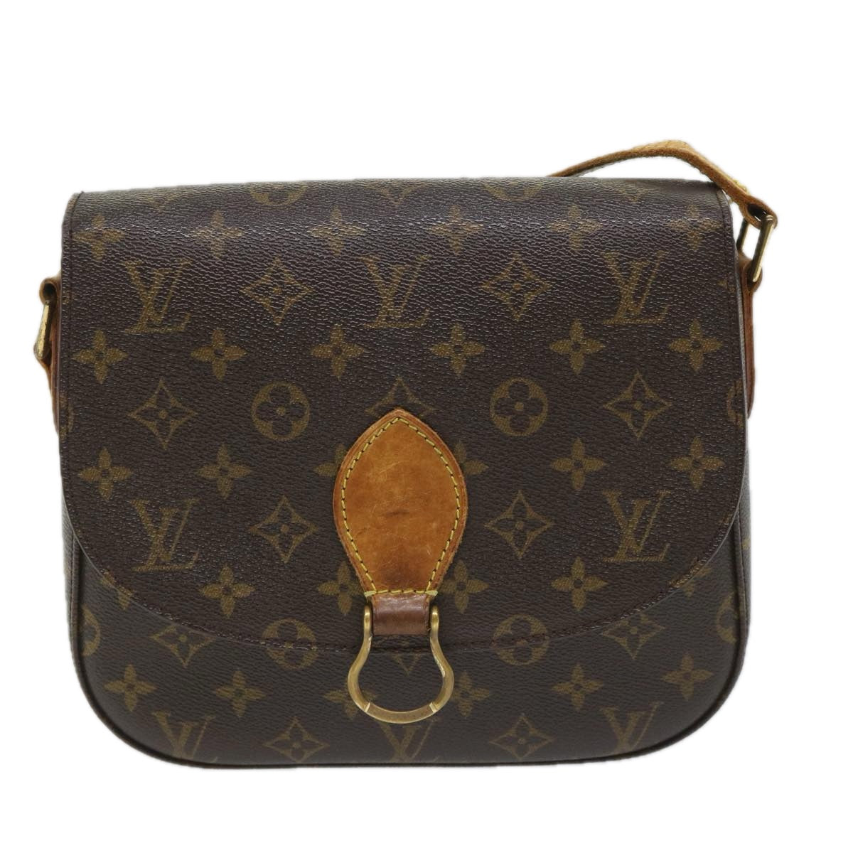 LOUIS VUITTON Monogram Saint Cloud GM Shoulder Bag M51242 LV Auth yk8938