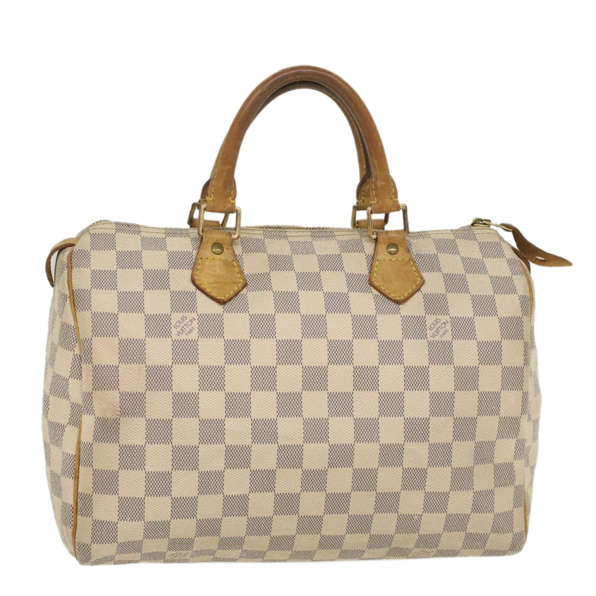 LOUIS VUITTON Damier Azur Speedy 30 Hand Bag N41533 LV Auth yk8965