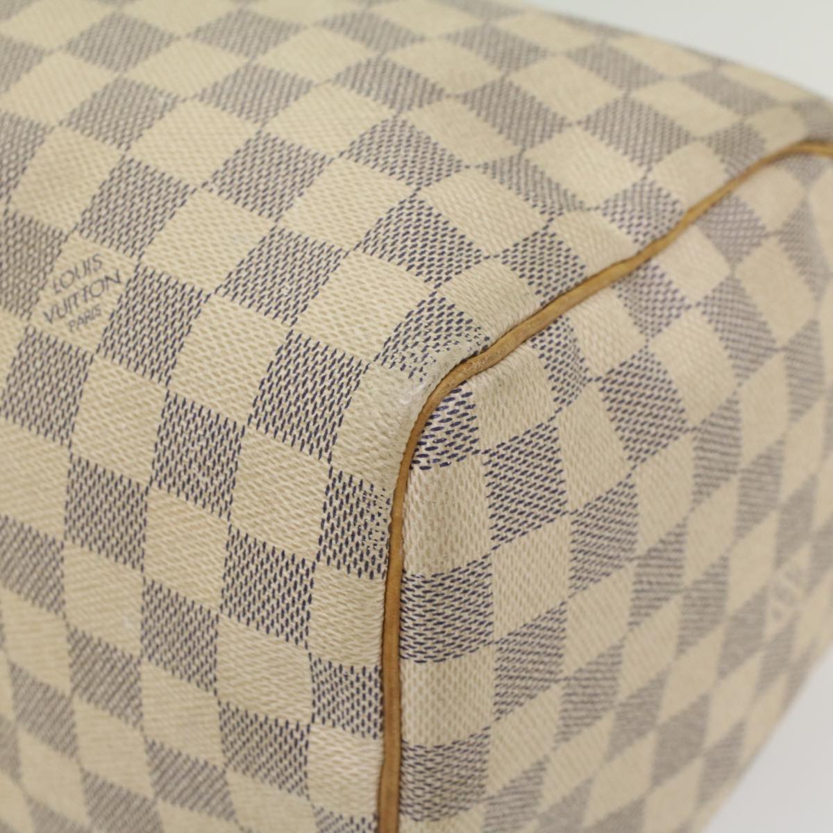 LOUIS VUITTON Damier Azur Speedy 30 Hand Bag N41533 LV Auth yk8965