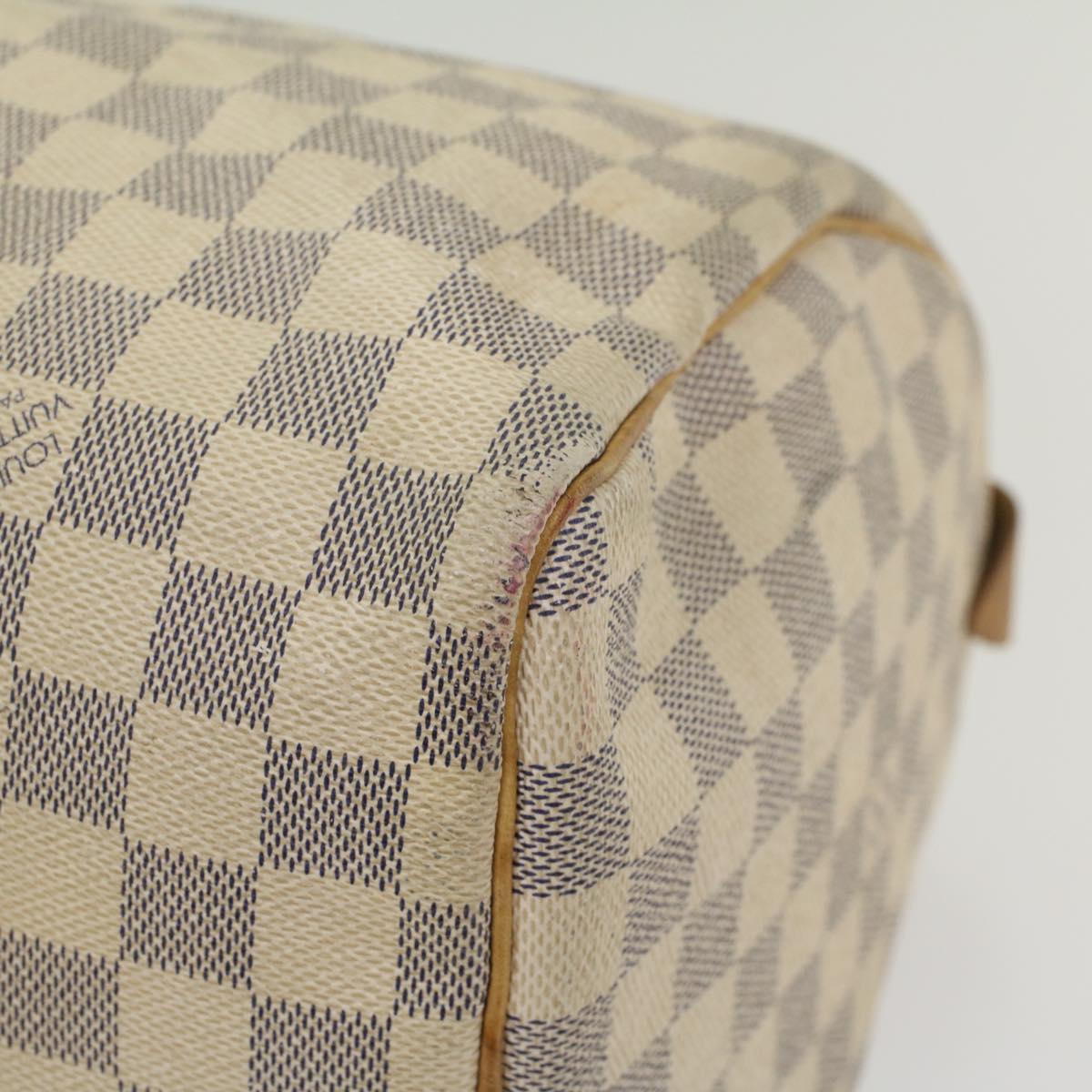 LOUIS VUITTON Damier Azur Speedy 30 Hand Bag N41533 LV Auth yk8965