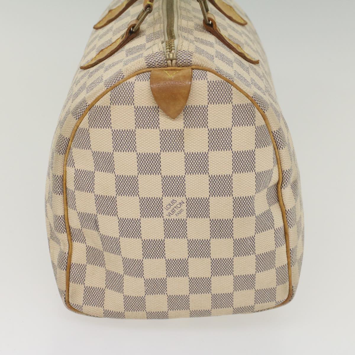 LOUIS VUITTON Damier Azur Speedy 30 Hand Bag N41533 LV Auth yk8965