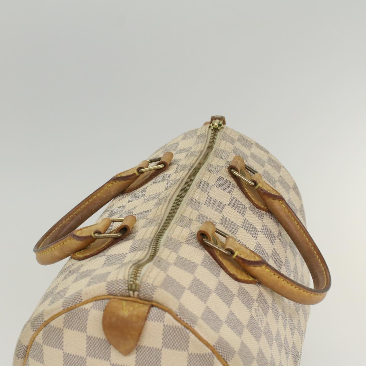 LOUIS VUITTON Damier Azur Speedy 30 Hand Bag N41533 LV Auth yk8965