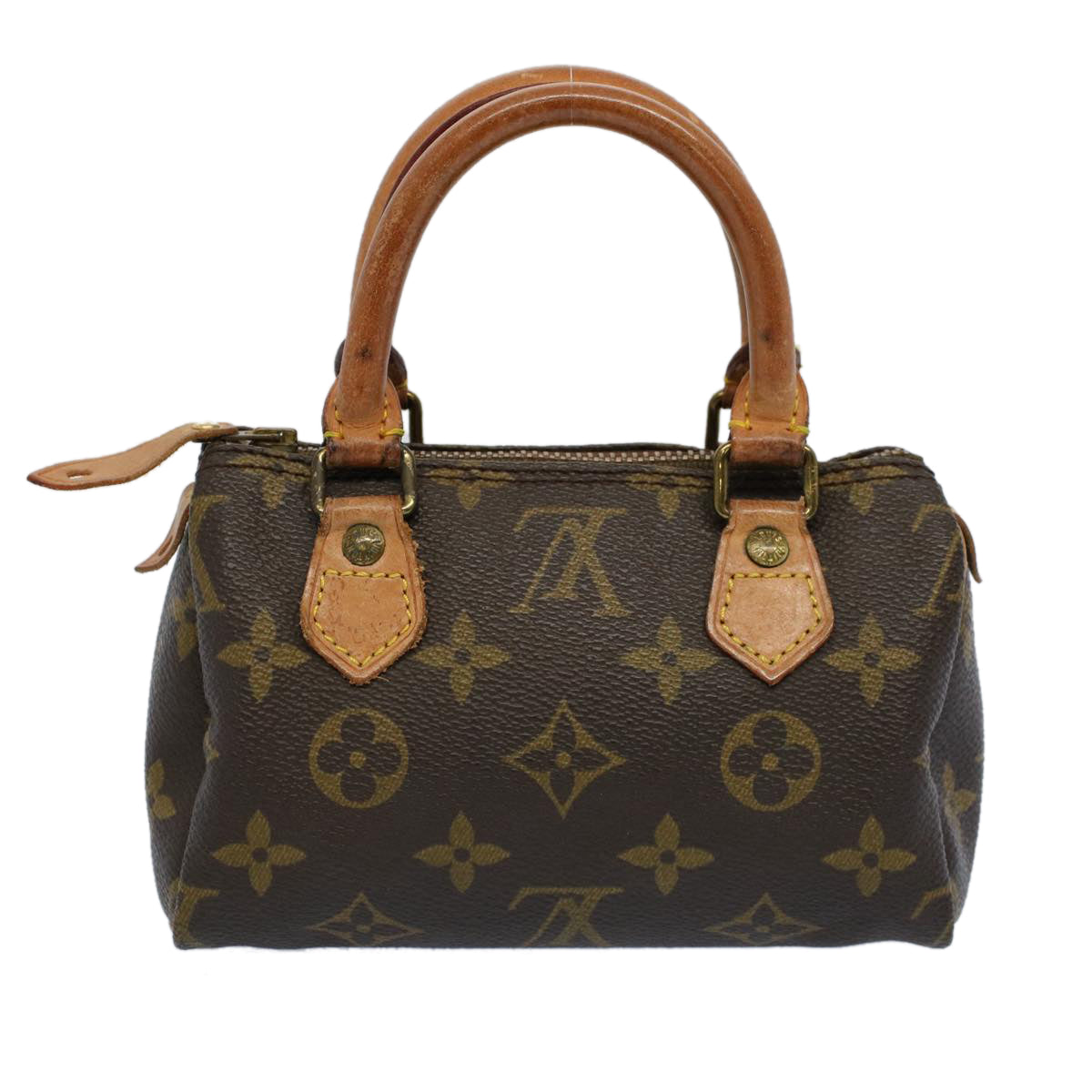 LOUIS VUITTON Monogram Mini Speedy Hand Bag 2way M41534 LV Auth yk8981 - 0