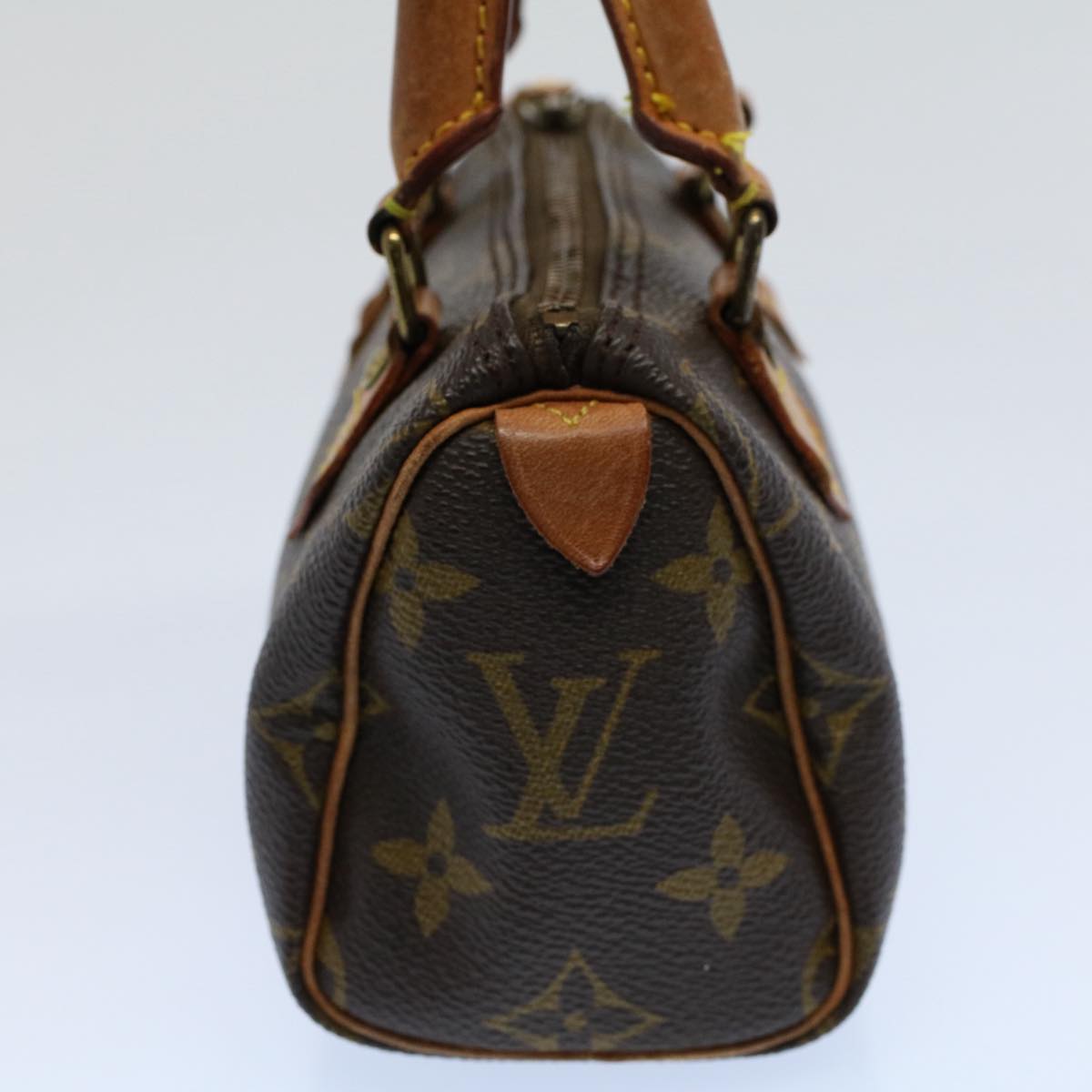 LOUIS VUITTON Monogram Mini Speedy Hand Bag 2way M41534 LV Auth yk8981