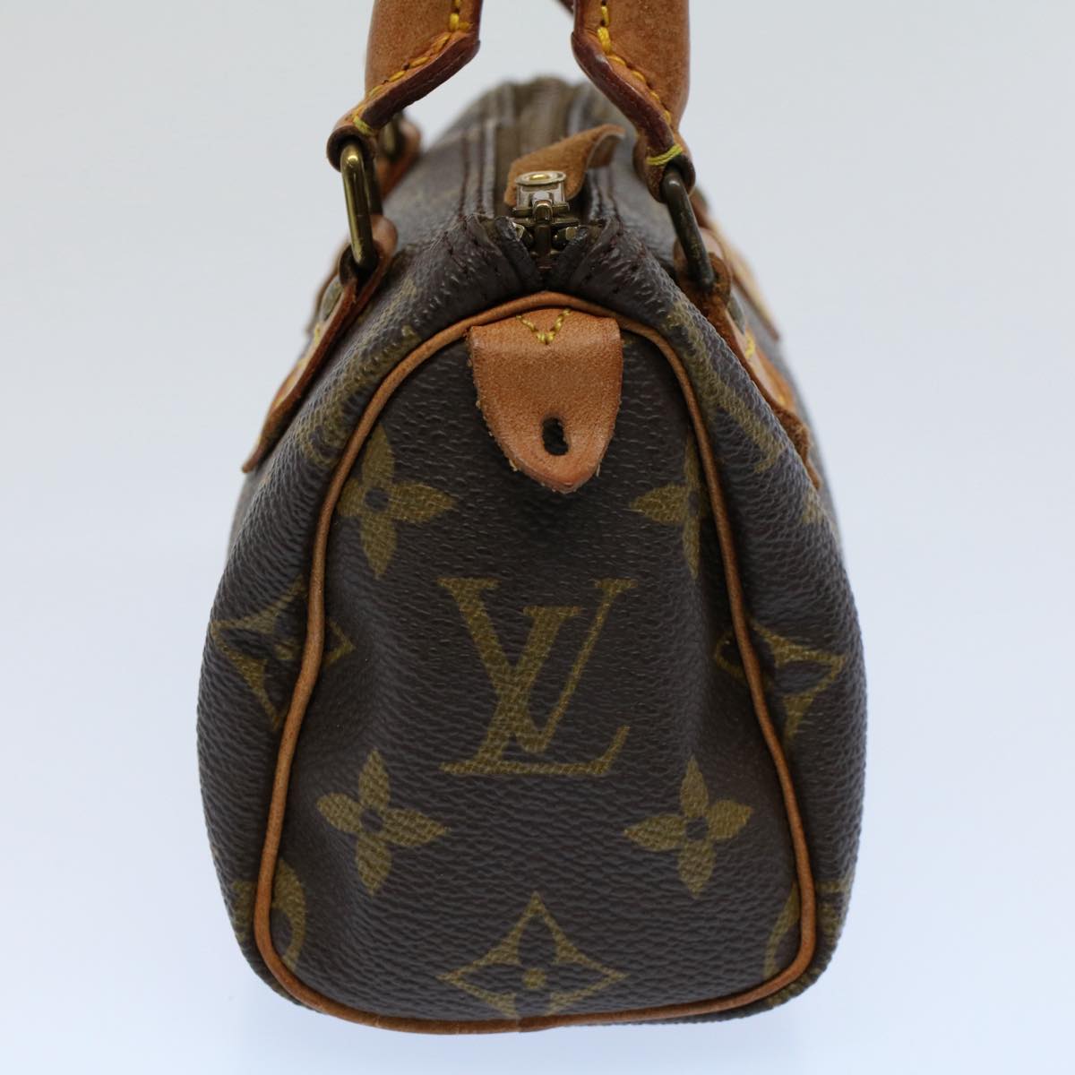 LOUIS VUITTON Monogram Mini Speedy Hand Bag 2way M41534 LV Auth yk8981