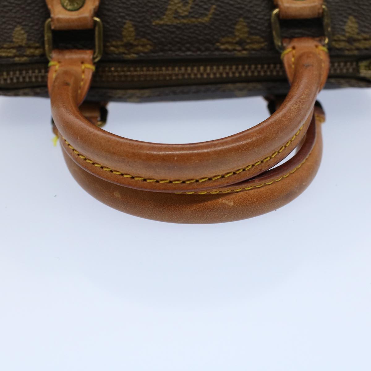 LOUIS VUITTON Monogram Mini Speedy Hand Bag 2way M41534 LV Auth yk8981