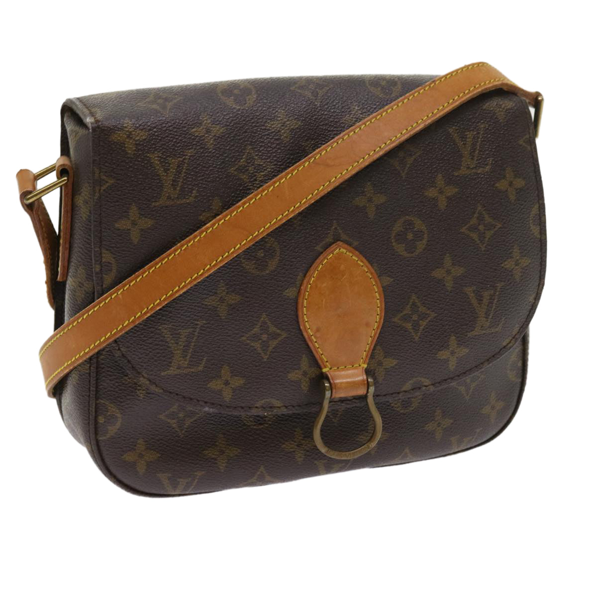 LOUIS VUITTON Monogram Saint Cloud GM Shoulder Bag M51242 LV Auth yk8999