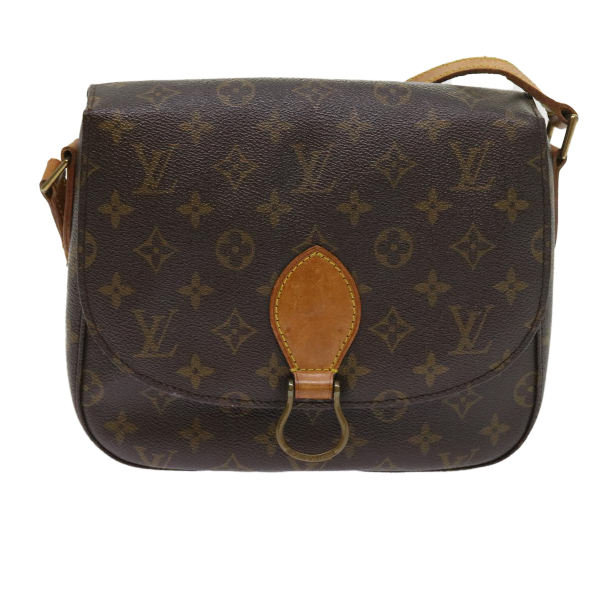 LOUIS VUITTON Monogram Saint Cloud GM Shoulder Bag M51242 LV Auth yk8999