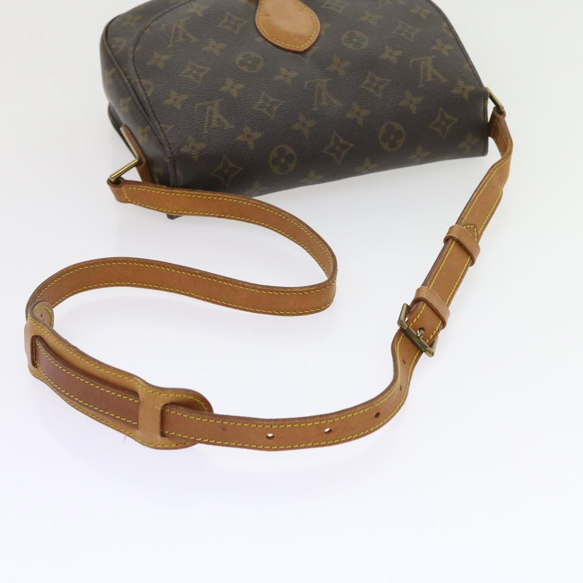 LOUIS VUITTON Monogram Saint Cloud GM Shoulder Bag M51242 LV Auth yk8999