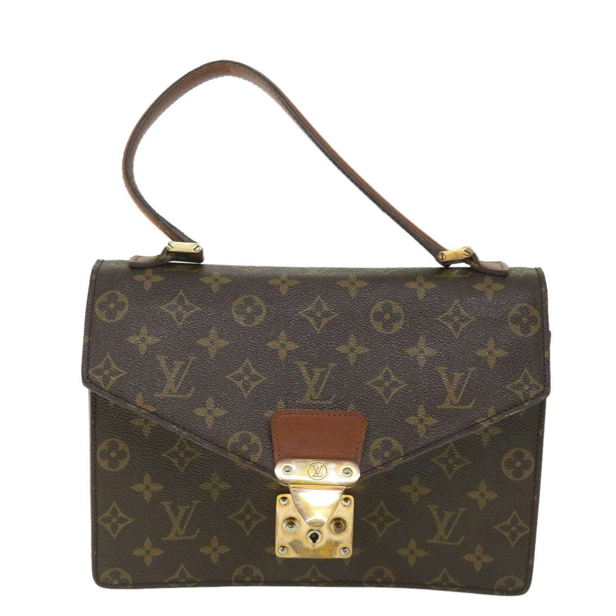 LOUIS VUITTON Monogram Concorde Hand Bag M51190 LV Auth yk9002