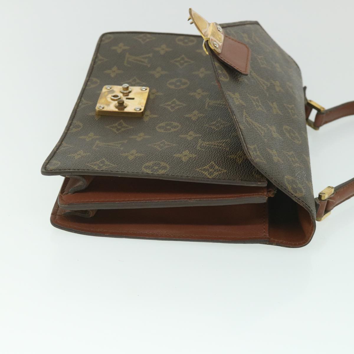 LOUIS VUITTON Monogram Concorde Hand Bag M51190 LV Auth yk9002