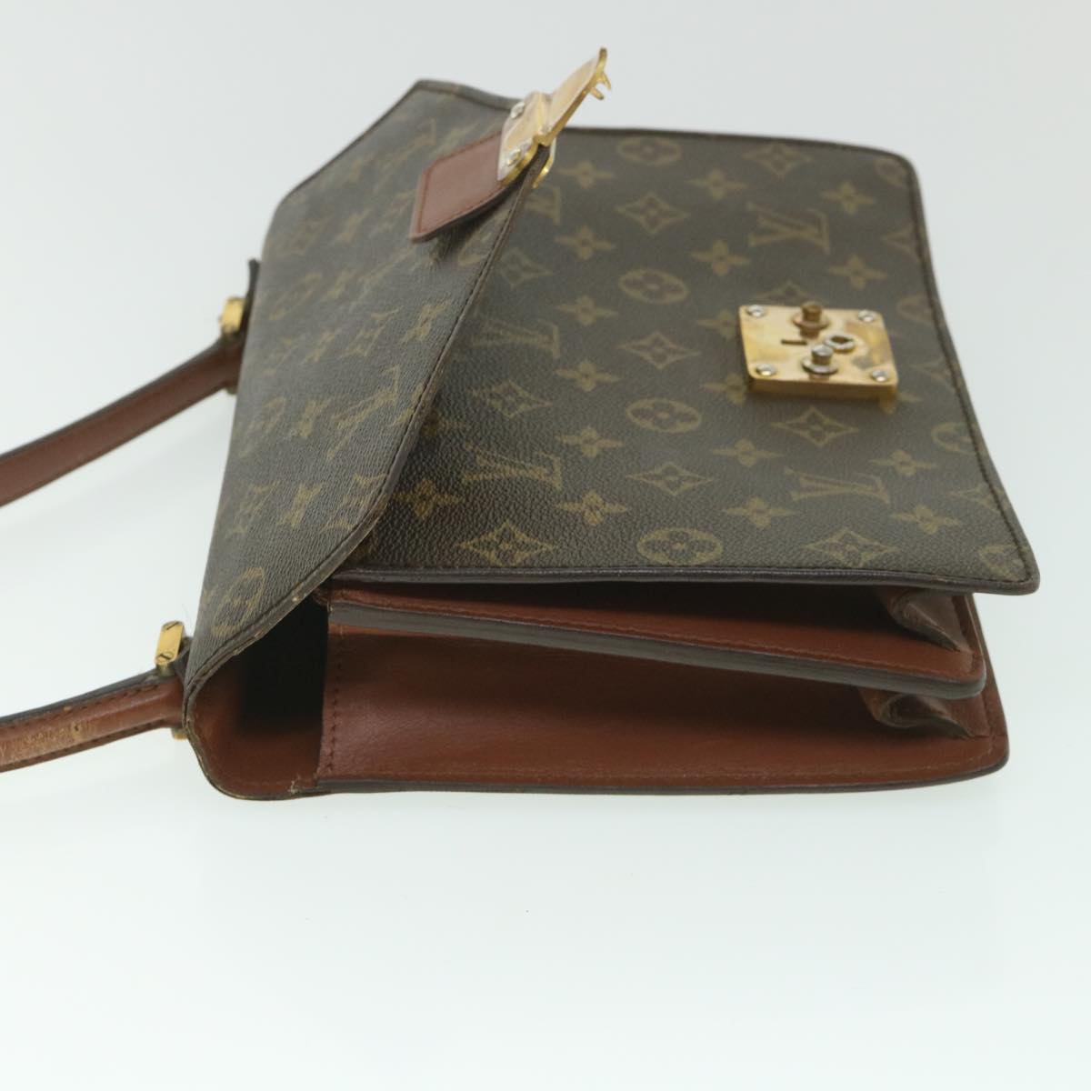 LOUIS VUITTON Monogram Concorde Hand Bag M51190 LV Auth yk9002