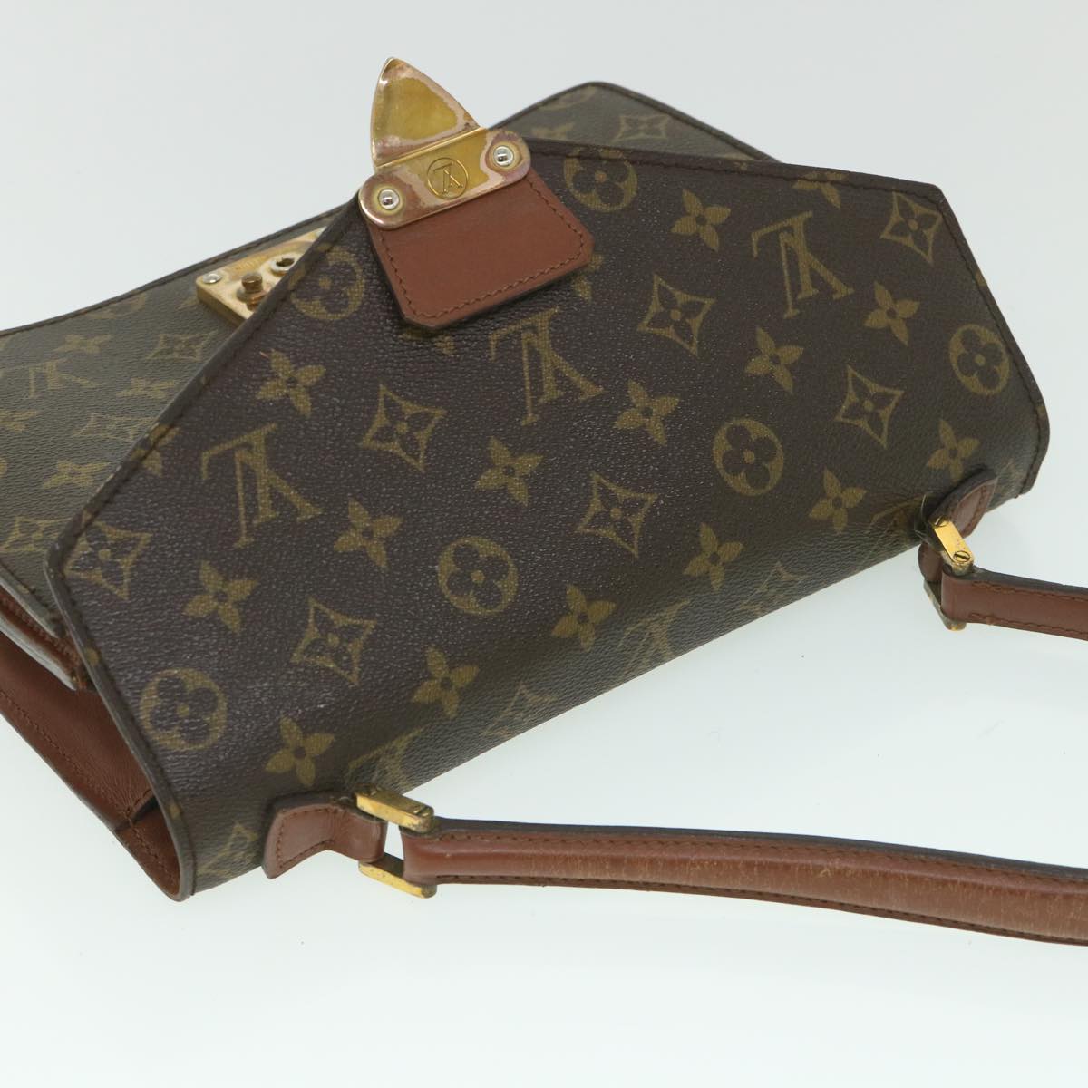 LOUIS VUITTON Monogram Concorde Hand Bag M51190 LV Auth yk9002