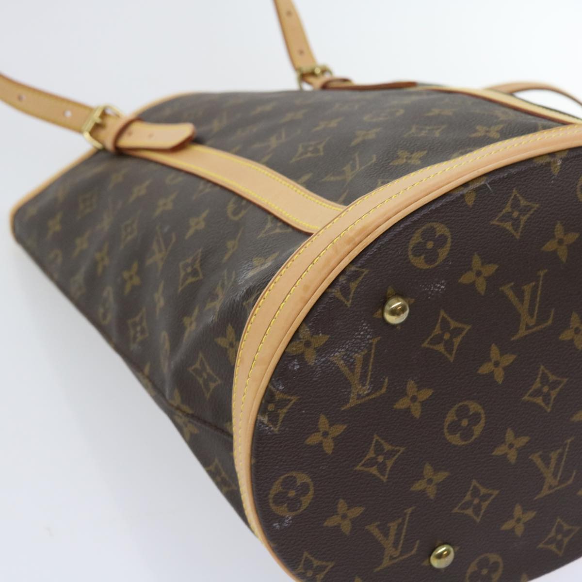 LOUIS VUITTON Monogram Bucket GM Shoulder Bag M42236 LV Auth yk9019