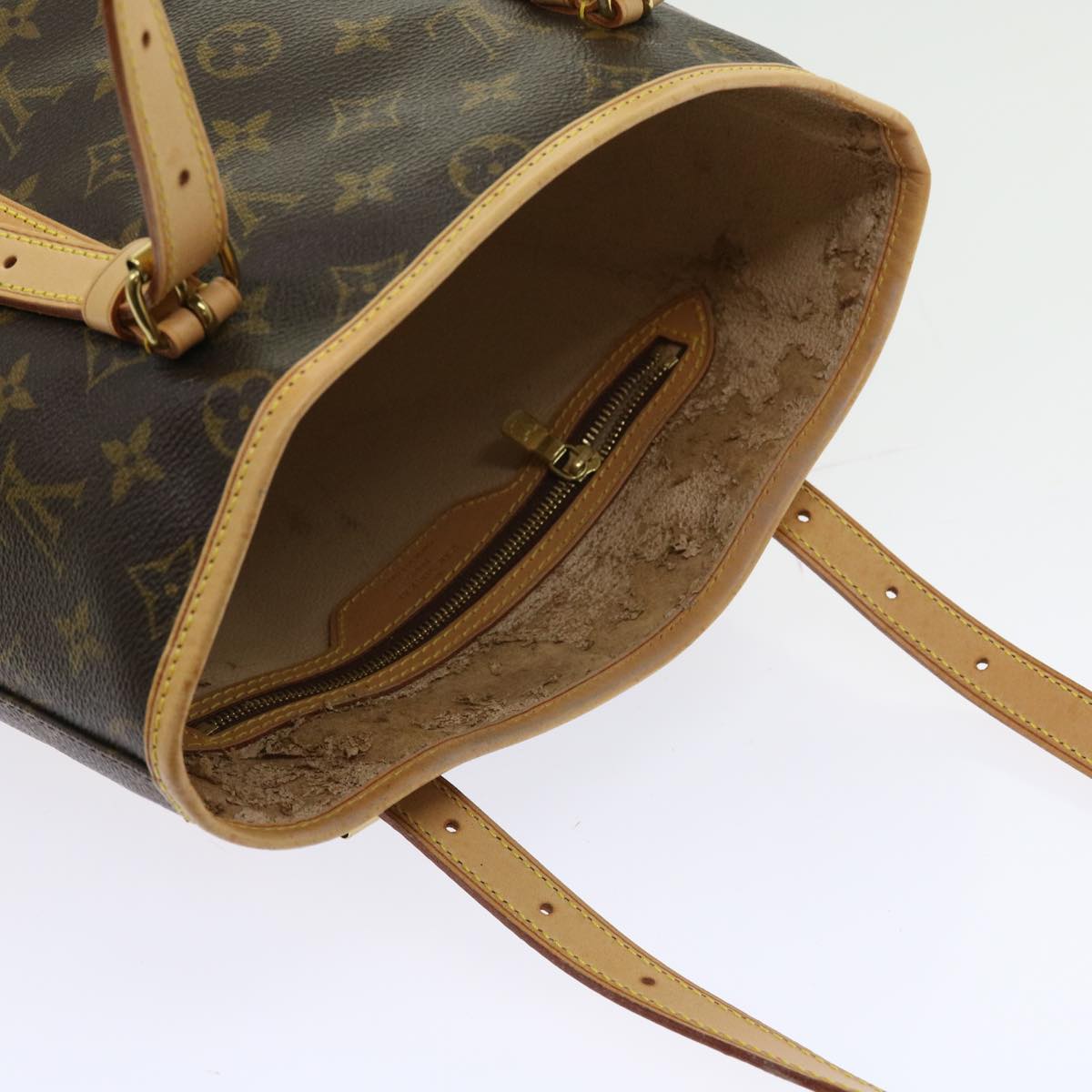 LOUIS VUITTON Monogram Bucket GM Shoulder Bag M42236 LV Auth yk9019