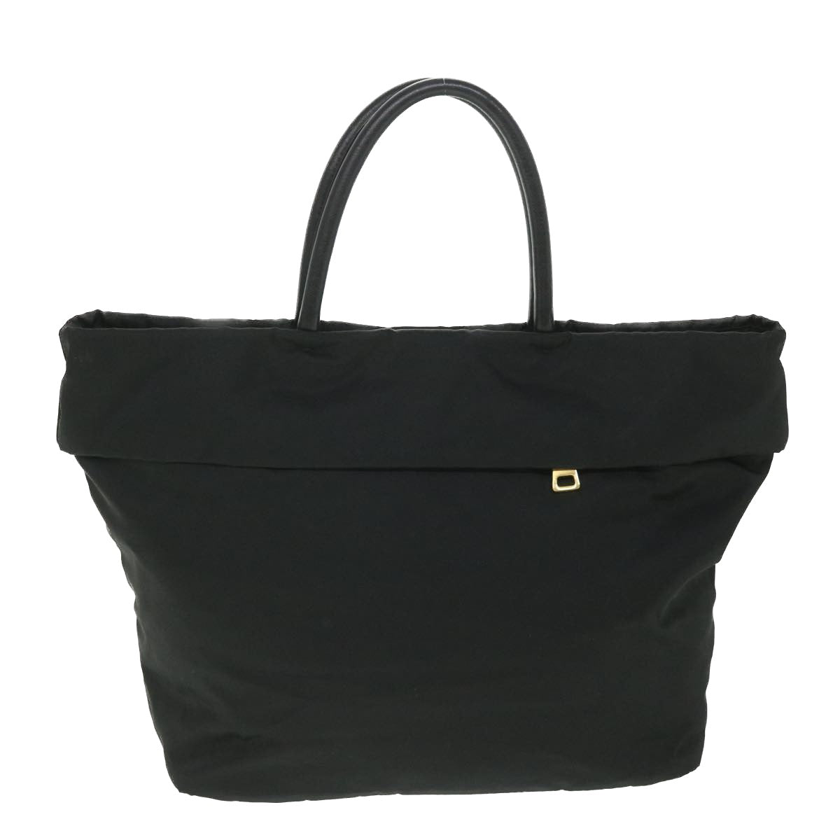 PRADA Hand Bag Nylon Black Auth yk9021 - 0