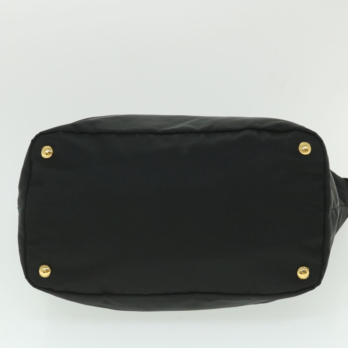 PRADA Hand Bag Nylon Black Auth yk9021