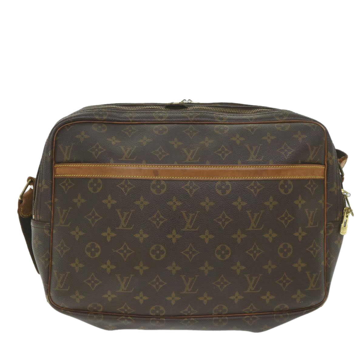 LOUIS VUITTON Monogram Reporter GM Shoulder Bag M45252 LV Auth yk9023