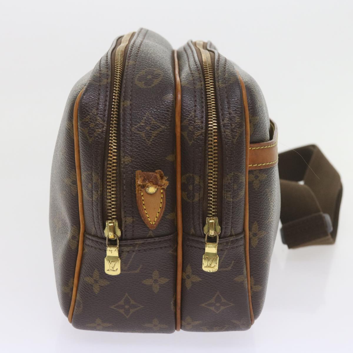 LOUIS VUITTON Monogram Reporter PM Shoulder Bag M45254 LV Auth yk9047