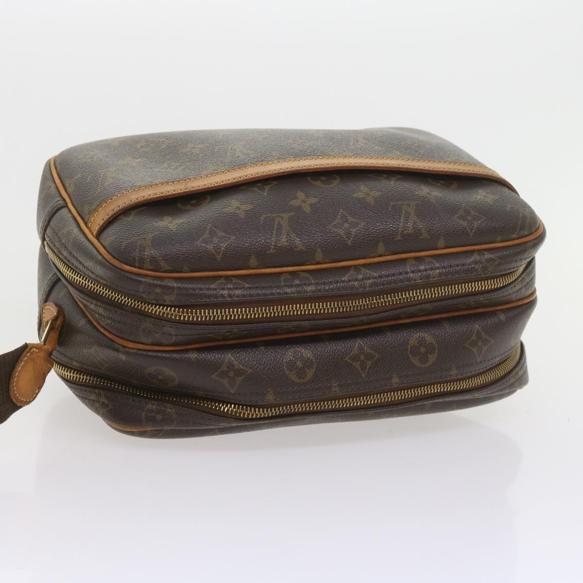 LOUIS VUITTON Monogram Reporter PM Shoulder Bag M45254 LV Auth yk9047