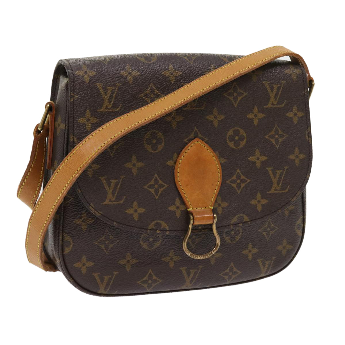 LOUIS VUITTON Monogram Saint Cloud GM Shoulder Bag M51242 LV Auth yk9049