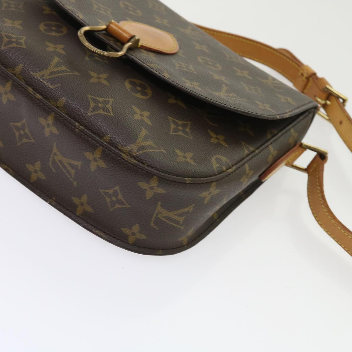 LOUIS VUITTON Monogram Saint Cloud GM Shoulder Bag M51242 LV Auth yk9049