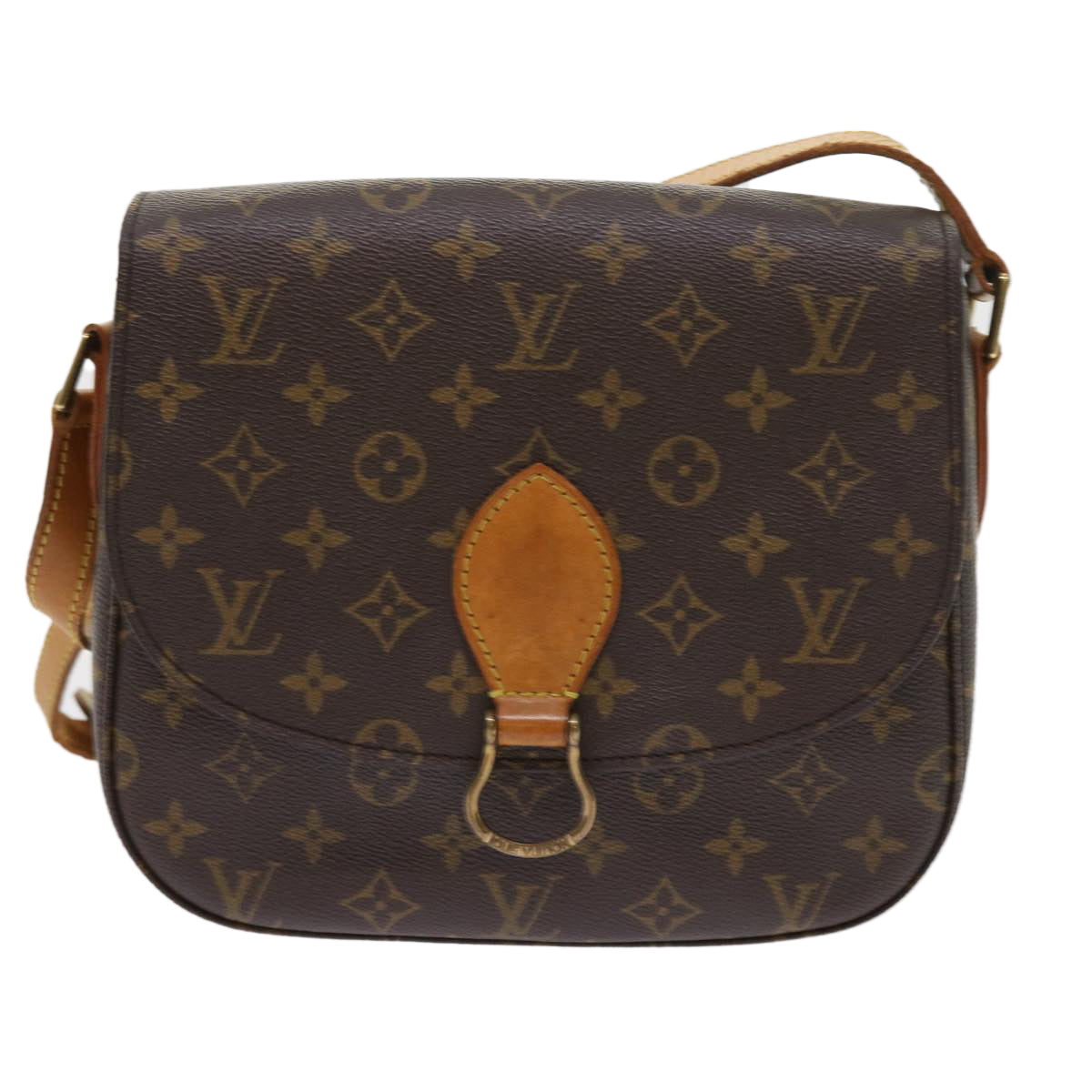 LOUIS VUITTON Monogram Saint Cloud GM Shoulder Bag M51242 LV Auth yk9049