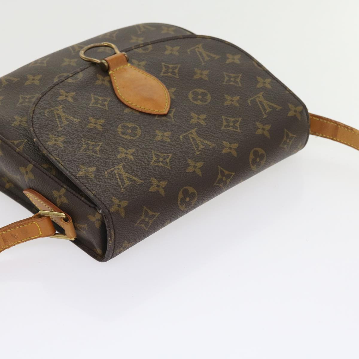 LOUIS VUITTON Monogram Saint Cloud GM Shoulder Bag M51242 LV Auth yk9049