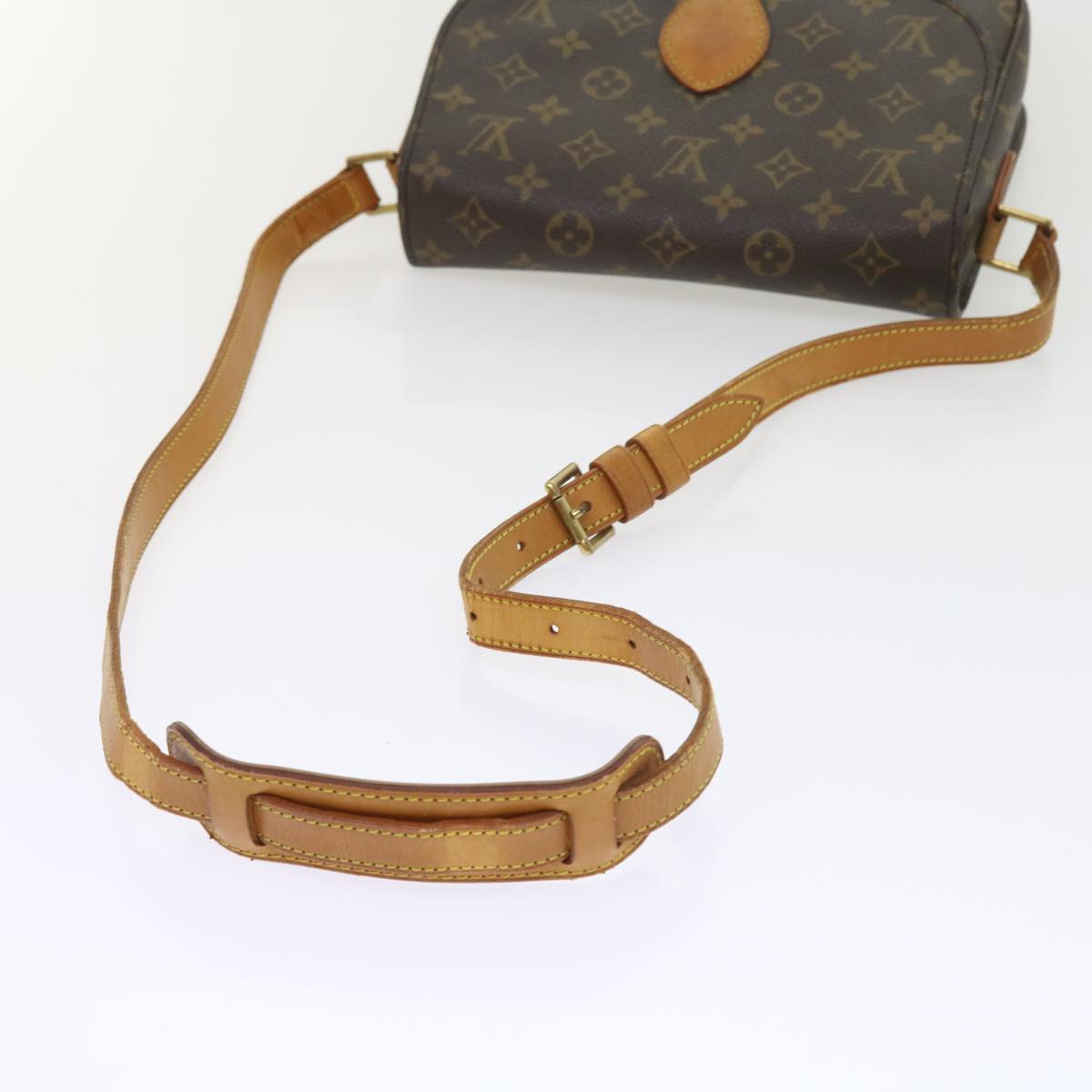 LOUIS VUITTON Monogram Saint Cloud GM Shoulder Bag M51242 LV Auth yk9049