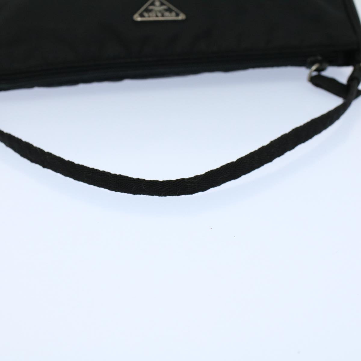 PRADA Accessory Pouch Nylon Black Auth yk9052