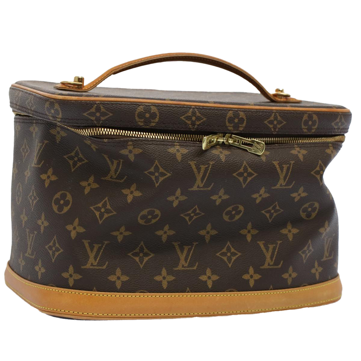 LOUIS VUITTON Monogram Nice Hand Bag 2way M47280 LV Auth yk9060